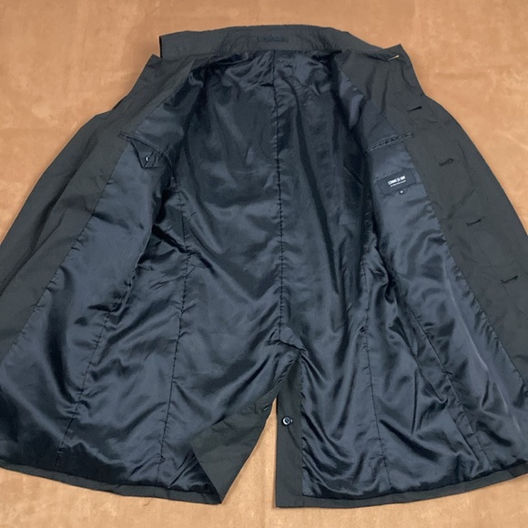 COMME CA ISM Insulated Windbreaker Top Coat Black - Picture 3 of 8